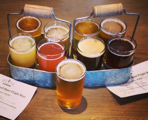 Vancouver Brewery Tours Inc. Beer Flights at Steel Toad Brewing