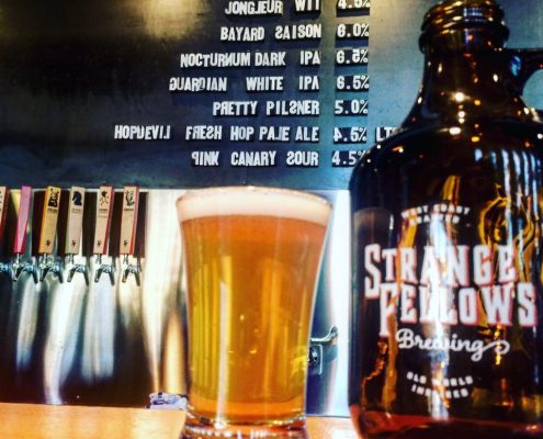 Dine Out Vancouver - Vancouver Brewery Tours Inc. - Beer and Growler List at Strange Fellows Brewing