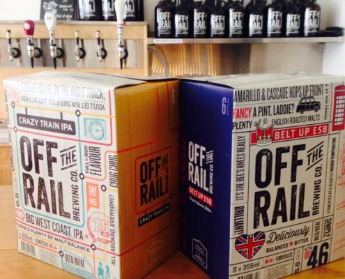 Vancouver Brewery Tours Inc. - Beers at Off the Rail Brewing