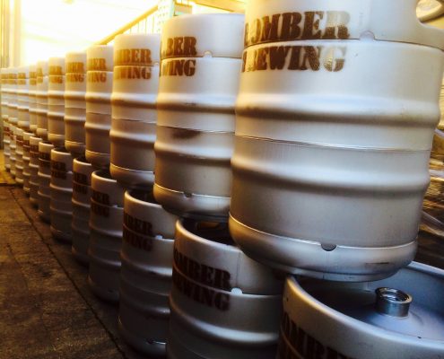 Vancouver Brewery Tours Inc. - Bomber Brewing Kegs