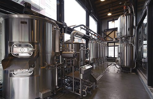Vancouver Brewery Tours Inc. Brewhouse at Steel Toad Brewing