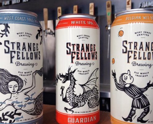 Dine Out Vancouver - Vancouver Brewery Tours Inc. - Canned Beers at Strange Fellows Brewing