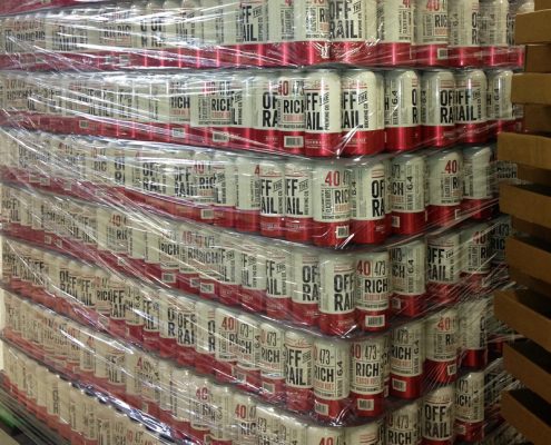Vancouver Brewery Tours Inc. -Cans at Off the Rail Brewing
