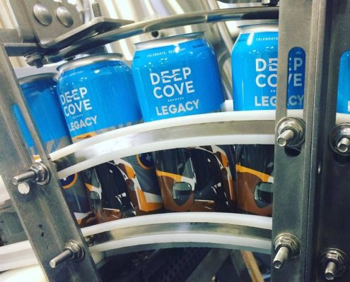 Vancouver Brewery Tours Inc. -Deep Cove Brewers Beer Cans