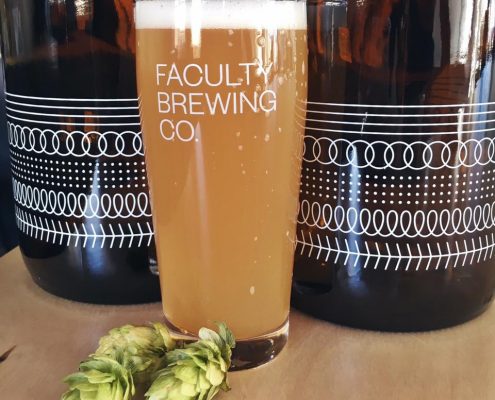 Vancouver Brewery Tours Inc. - Faculty Brewing Fresh Hop Beer