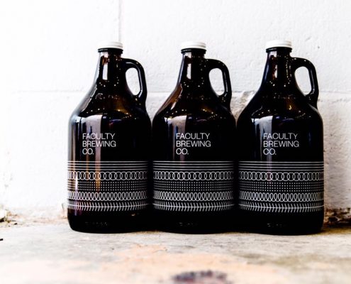 Vancouver Brewery Tours Inc. - Faculty Brewing Growlers