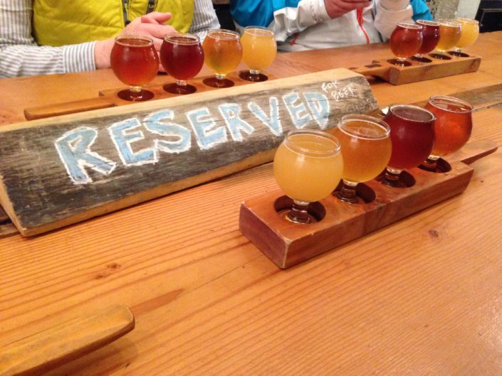 Holiday Staff Party Ideas - Vancouver Brewery Tours - Reserved Table