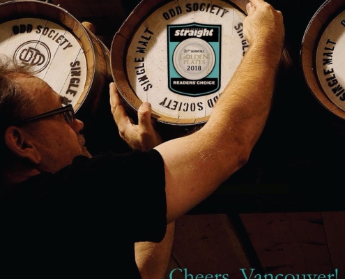 Odd Society Spirits Georgia Straight Award - Vancouver Brewery Tours