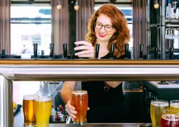 Vancouver Brewery Tours Inc. Pouring Craft Beers at Steel Toad Brewing