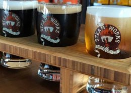 Vanouver Brewery Tours Inc. -Steamworks Brewing Tasting Flights