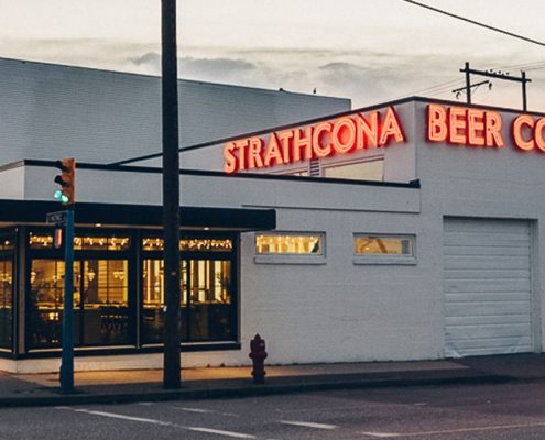 Vancouver Brewery Tours Inc. Strathcona Brewing Outside