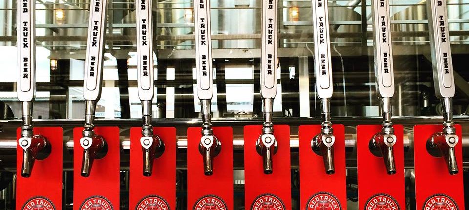 Vancouver Brewery Tour Inc - Tap Handles at Red Truck Beer