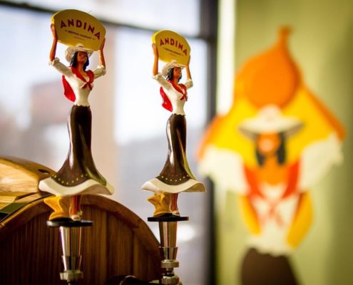 Vancouver Brewery Tours Inc - Andina Brewing Tap Handles