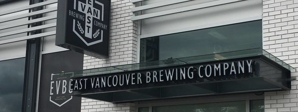 Vancouver Brewery Tours Inc - East Van Brewing Company - new signs