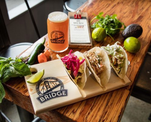 Vancouver Brewery Tours Inc. - Bridge Brewing - Tacos
