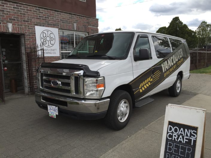 Vancouver Brewery Tours Van at Doan's Craft Brewing